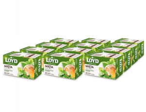 12x Herbata ziołowa LOYD Mięta 20 torebek