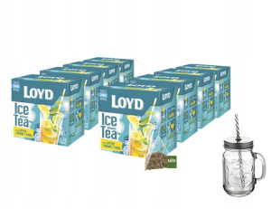 10x Herbatka na zimno LOYD Cold Cytryna + Kubek