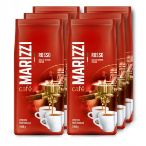 Zestaw Kawa Ziarnista Marrizzi Rosso 1 kg x 6 szt