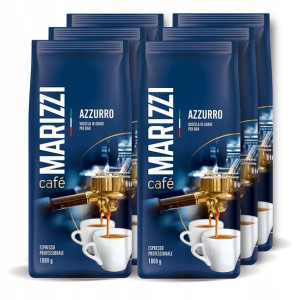 Zestaw Kawa ziarnista Marizzi Azzurro 1 kg x6 szt