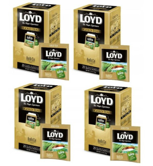 Zzestaw 4x Herbata HORECA LOYD Gold Tea 80 torebek