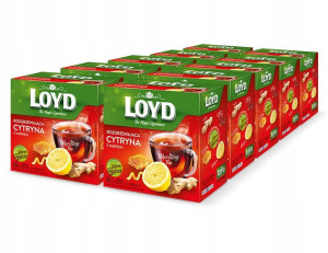 10 x LOYD Rozgrzewająca Tea Imbir, cytryna i miód