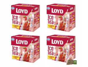 4x Herbatka na zimno LOYD Cold Tea Truskawka 48szt