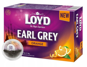 Herbata czarna LOYD Earl Grey Pomarańczowa 60szt