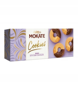 Ringi ciastka z ciemną czekoladą 150g Mokate