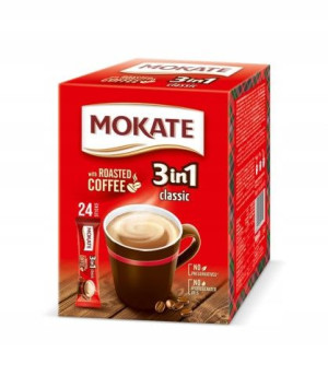 Napój kawowy Mokate 3w1 Classic BOX 24 saszetki