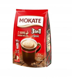 Napój kawowy Mokate 3w1 Classic 10 saszetek