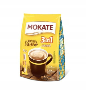 Napój kawowy Mokate 3w1 Caramel 10 saszetek