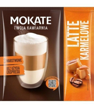 Mokate Twoja Kawiarnia Latte Karmelowe (20g+2g)