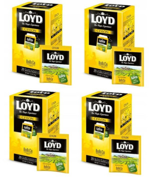 Zestaw Herbata HORECA LOYD Ceylon 4x 20 torebek