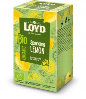 Herbatka LOYD BIO Organic Sparkling Lemon 20 szt