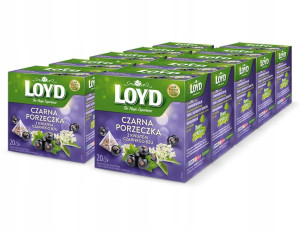 LOYD Czarna Porzeczka i Czarny Bez 65 g x 10 sztuk