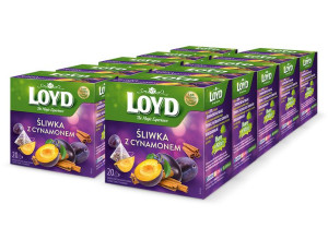 10x Herbatka owocowa LOYD Śliwka i Cynamon 20 szt