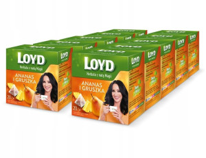 Herbata owocowa LOYD Ananas i Gruszka x10 sztuk