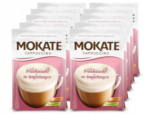 Cappuccino Mokate Truskawka ze Śmietanką 110 g x10
