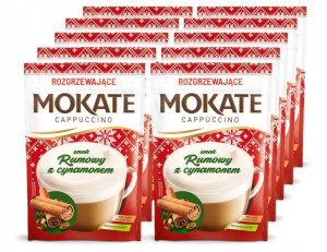 10x Cappuccino Mokate Rumowe z cynamonem 110g