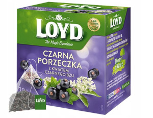 Herbatka owocowa LOYD Porzeczka, Czarny Bez 20 szt