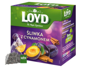 Herbatka owocowa LOYD Śliwka i Cynamon 20 torebek