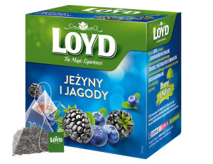 Herbatka owocowa LOYD Jagoda i Jeżyna 20 torebek
