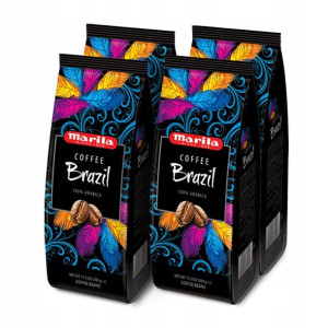 Zestaw Kaw ziarnistych Marila Brazil 500g x4 szt