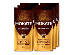 Kawa ziarnista zestaw MOKATE 6x1kg Espresso