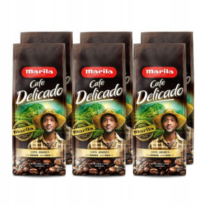 Kawa ziarnista zestaw MARILA 6x1kg Delicato