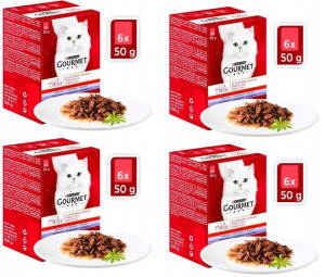 Gourmet Mon Petit Wyborne Kawałki MIX MIĘSO 4x300g