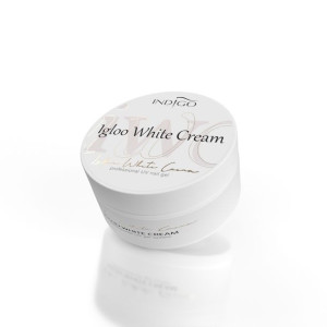 INDIGO Igloo White Cream 15ml żel budujący