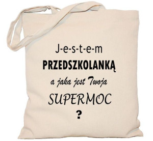 Torba Przedszkolanka supermoc