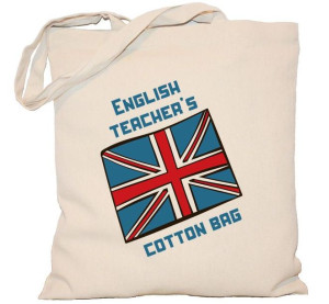 Torba English teacher's cotton bag DZIEŃ nauczyciela