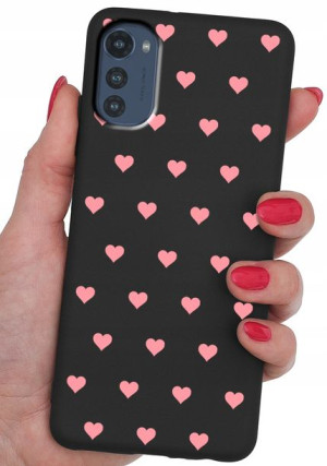 ETUI CASE WZORY + SZKŁO 9H do Motorola Moto E32