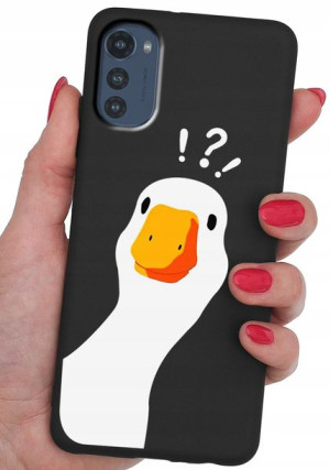 ETUI CASE WZORY + SZKŁO 9H do Motorola Moto E32