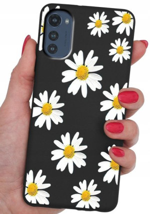 ETUI CASE WZORY + SZKŁO 9H do Motorola Moto E32