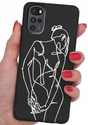 ETUI CASE WZORY + SZKŁO 9H do Motorola Moto G22 4G