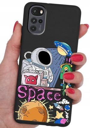 ETUI CASE WZORY + SZKŁO 9H do Motorola Moto G22 4G