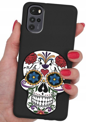 ETUI CASE WZORY + SZKŁO 9H do Motorola Moto G22 4G