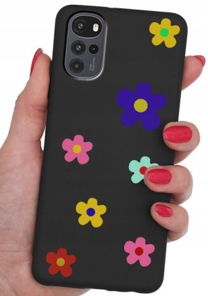 ETUI CASE WZORY + SZKŁO 9H do Motorola Moto G22 4G