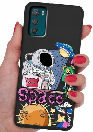 ETUI CASE WZORY + SZKŁO 9H do Motorola Moto G42