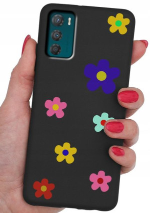 ETUI CASE WZORY + SZKŁO 9H do Motorola Moto G42
