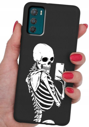 ETUI CASE WZORY + SZKŁO 9H do Motorola Moto G42