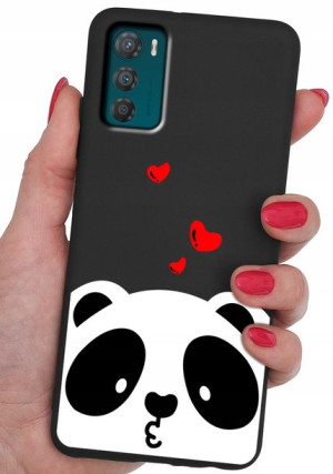 ETUI CASE WZORY + SZKŁO 9H do Motorola Moto G42
