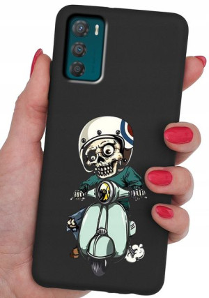 ETUI CASE WZORY + SZKŁO 9H do Motorola Moto G42