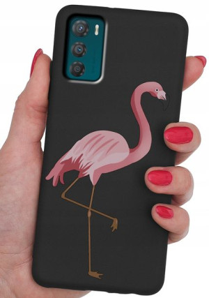 ETUI CASE WZORY + SZKŁO 9H do Motorola Moto G42