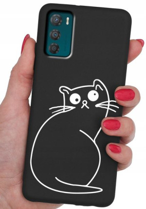 ETUI CASE WZORY + SZKŁO 9H do Motorola Moto G42