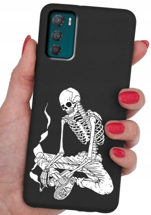 ETUI CASE WZORY + SZKŁO 9H do Motorola Moto G42