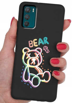 ETUI CASE WZORY + SZKŁO 9H do Motorola Moto G42