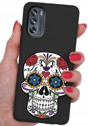 ETUI CASE WZORY + SZKŁO 9H do Motorola Moto G62 5G