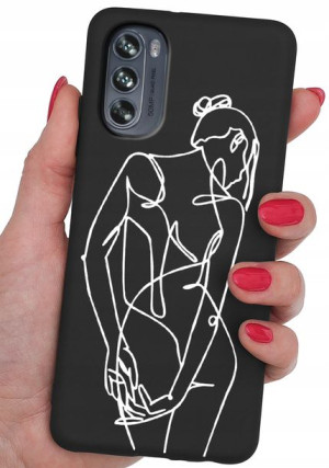 ETUI CASE WZORY + SZKŁO 9H do Motorola Moto G62 5G