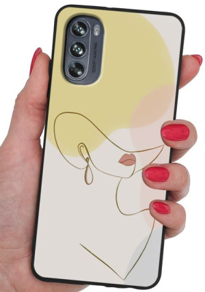 ETUI CASE WZORY + SZKŁO 9H do Motorola Moto G62 5G