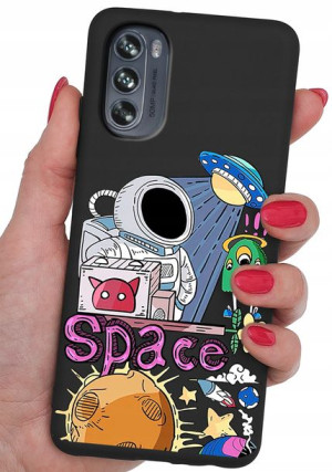 ETUI CASE WZORY + SZKŁO 9H do Motorola Moto G62 5G